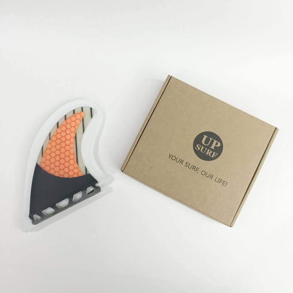 UPSURF Tavola Da Surf Future Pinne Lana Di Vetro Carbonio Favo Thruster