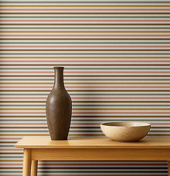 Papier peint moderne pour masquer les défauts de mur, rénovation de chambre facile