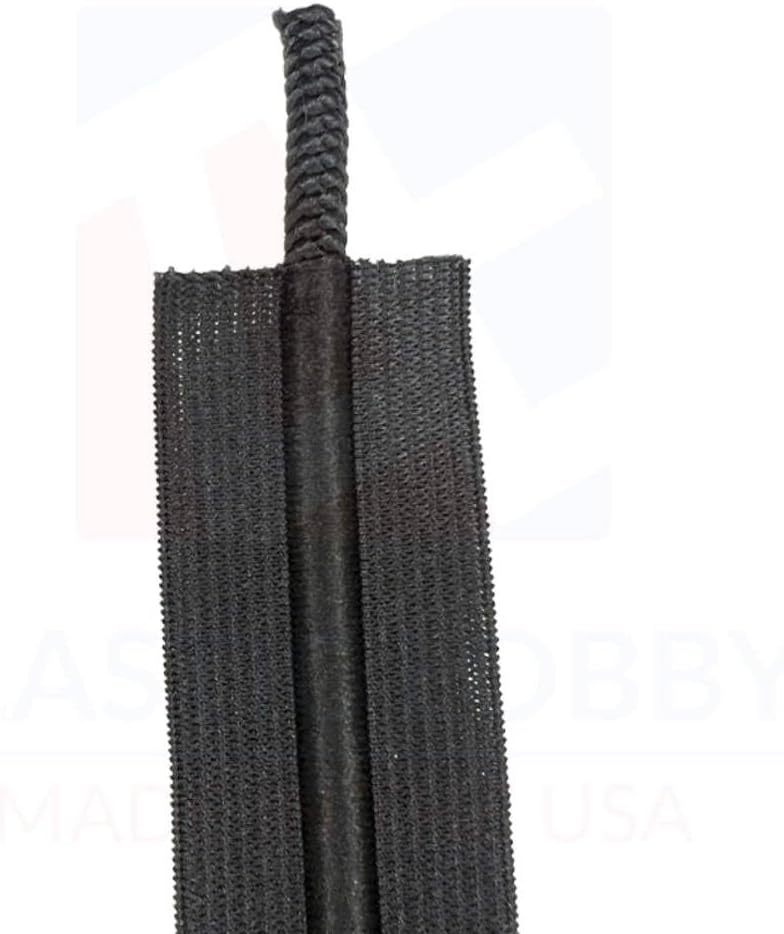 1.25" (32mm) Black Drawcord Elastic - US Made 50 Yards