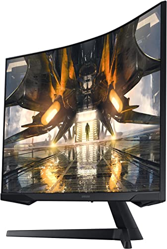 Image of Samsung 32-inch(80cm) Odyssey G5 Gaming, QHD 2K, 165Hz, 1ms, 1000R Curved Monitor, AMD FreeSync Premium, HDR10 (LS32AG550EWXXL, Black)