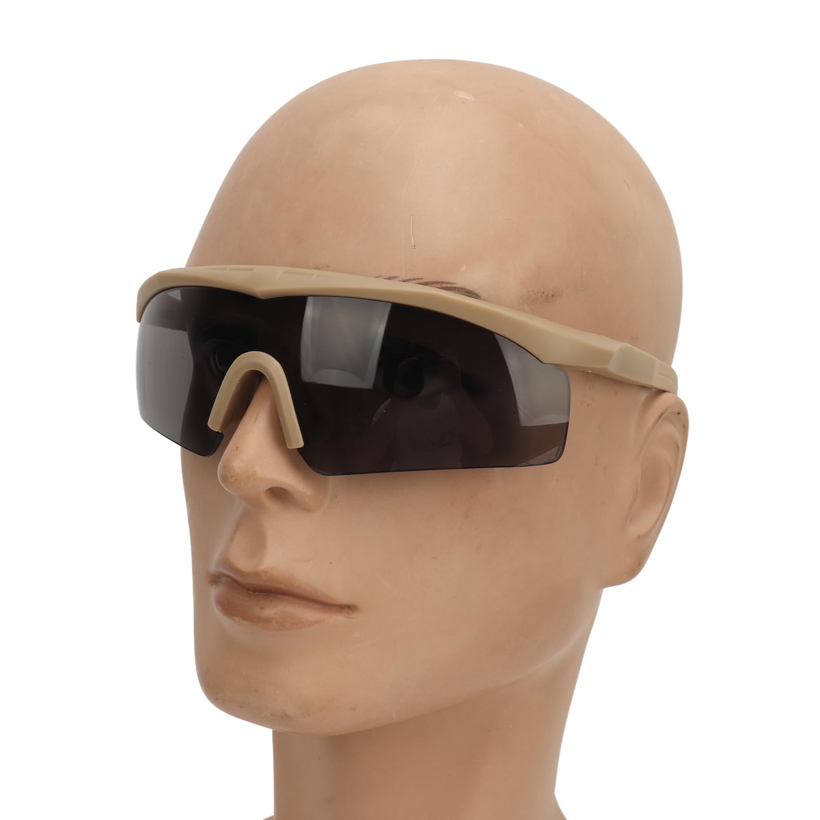 SUNGOOYUE Gafas Militares con Protección UV, Prevención de Arañazos y Lentes HD para Hombres y Mujeres, Gafas de Tiro Cómodas y Resistentes Al Viento para esquí, Ciclismo, Escalada en Roca