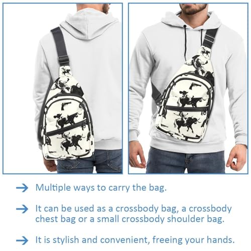 Bolso cruzado occidental de cactus para tus viajes y aventuras con total comodidad 2