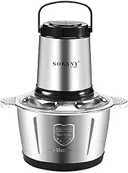 Moedor de Carne Elétrico 3L com 4 Lâminas Inox -SK101 (110v)