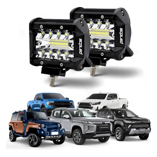 Par Super Farol Milha Led 7d Cree Americano 120w Auxiliar