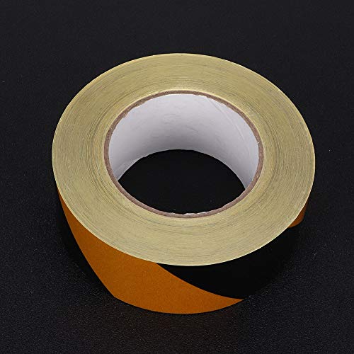 FTVOGUE Cinta Reflectante de Seguridad, Cinta Adhesiva Fuerte de Advertencia de PVC, 50 Mm, 150,9 Pies para Remolques, áreas de Construcción y Vehículos de Servicio