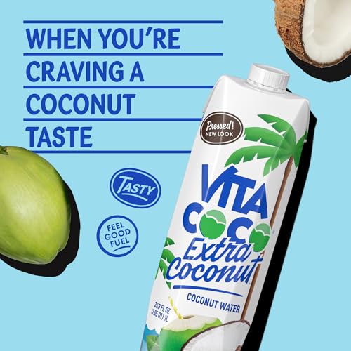 Image of Vita Coco Extra Coconut, Coconut Water, 33.8 Fl Oz