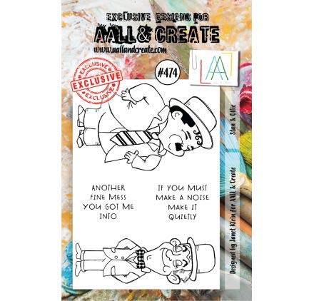 Stan & Ollie 474 Clear Stamps 'AALL and Create'