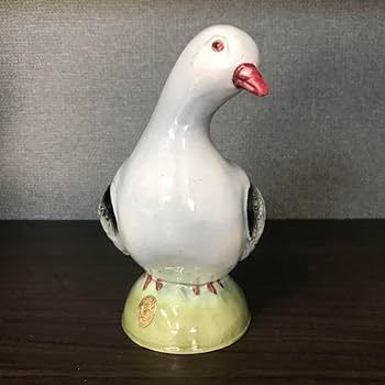 Amazon.co.jp: 鳩陶器置物(ペア)ヴィンテージ : ホーム＆キッチン