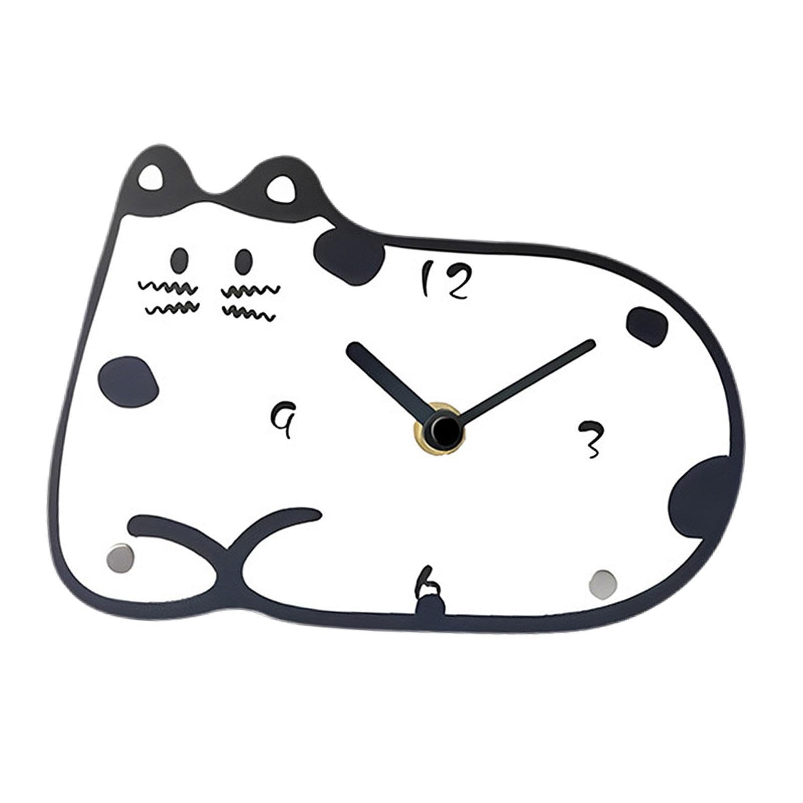 Reloj de mesa de gato KESOTO para decoración de cocina y cafetería