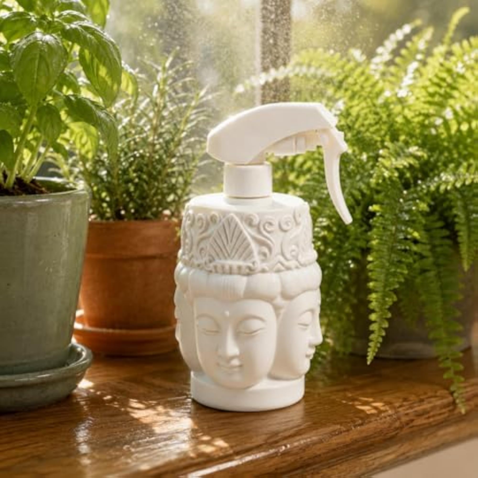 Decorative Buddha Watering Bottle Compact Plant Mister