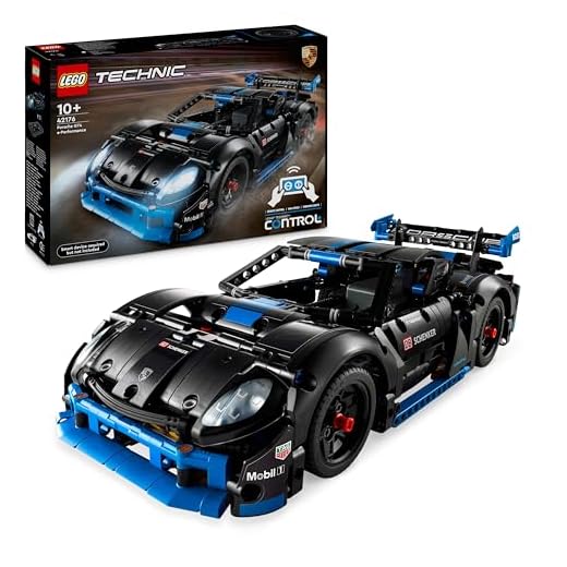 LEGO Technic Porsche GT4 e-Performance Race Car Toy for 10 Plus Year Old Boys & Girls, Model Vehicle with Remote Control Action, Kids' Bedroom Decoration, Birthday Gift Idea 42176
