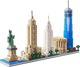 Architecture New York City Skyline Model Building Block Kit,Architecture Model Building Blocks Set for Kid,Adult Educational Toys Gift [6+ Year olds,4780+ Pcs]