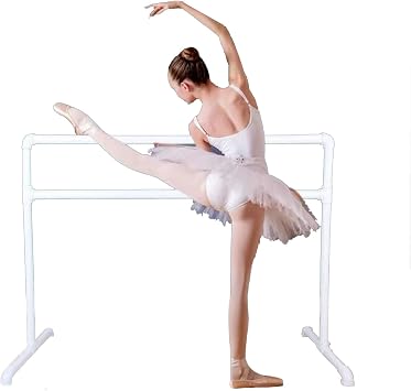 Double Ballet Barre, Workout Dancing Stretching Bar Portable, Freestanding Ballet Equipment Stretching Yoga for Adult & Kids