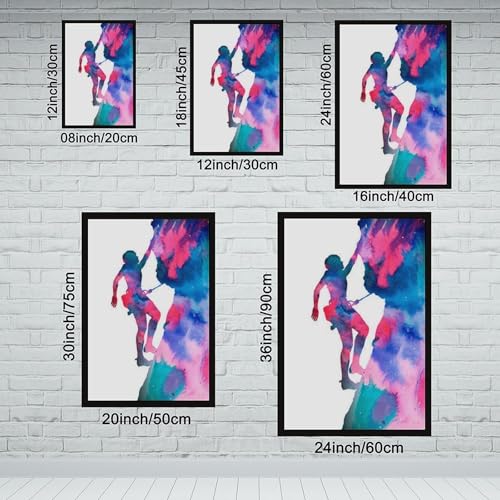 Toile d'escalade colorée grand format pour habiller un mur de chambre - 2