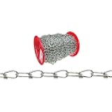 Campbell Tool Chain Double Loop Inco #1 Zinc Plated 125' Per Roll