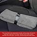 OxGord Yoga Sweat Towel Auto Seat Cover for Athletes Fitness Gym Running Extreme Crossfit Workout, Triathlon Beach Swimming Outdoor Water Sports, Machine Washable - Charcoal Gray