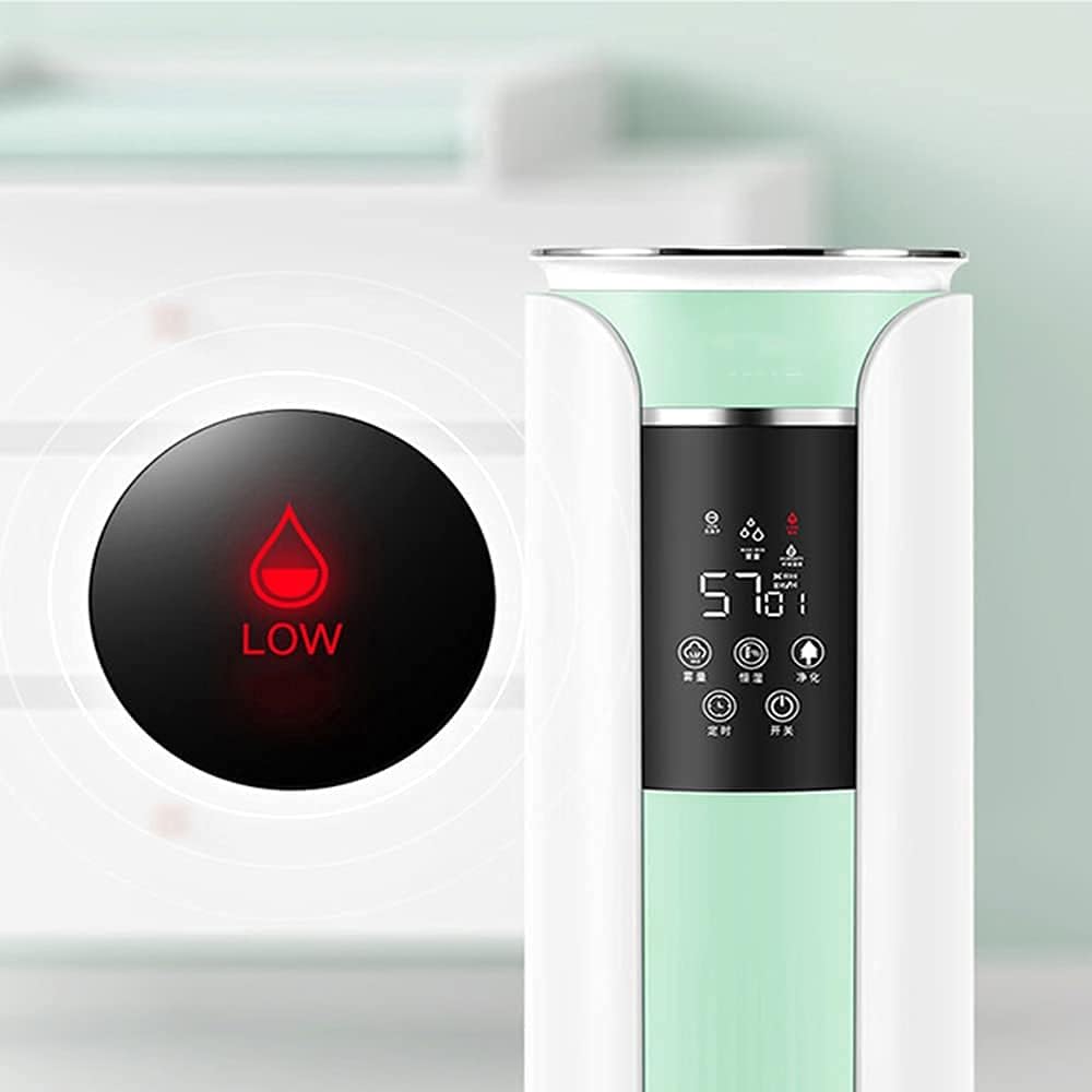 9L Top FillQuiet UltraWaterless Auto Shut-Off Suitable for Large Bedroom Office (Remote Control Green) (Remote Control Powder)