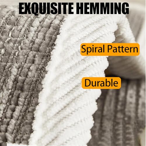 Housse de canapé résistante aux rayures en chenille douce lavable en machine