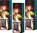 Kentucky Home 3 Pack: Table Bottle Torch Kit - Includes 3 Wicks and Brass Wick Mount - Just Add Bottle for an Outdoor Wine Bottle Light