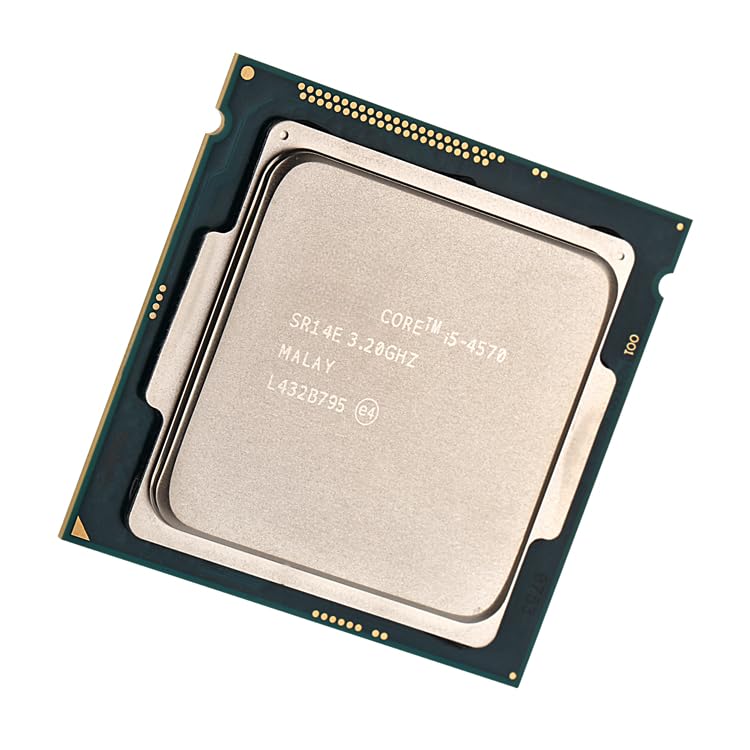 Image of i5-4570 Processor 3.20GHz 4 Core with 4 Threads, Socket: LGA 1150, Max Turbo Boost Upto 3.60GHz (Light Golden) (Comes with Thermal Paste).