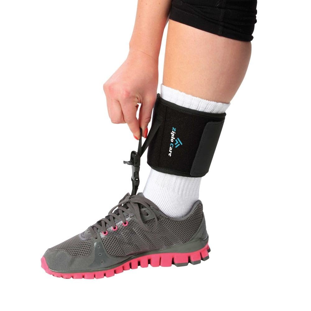 ZIPLO CARE AFO Foot Brace Foot Drop for Walking - Use as a Left or Right AFO Brace - Ankle Foot Orthosis Support Brace for Men and Women-picture-29