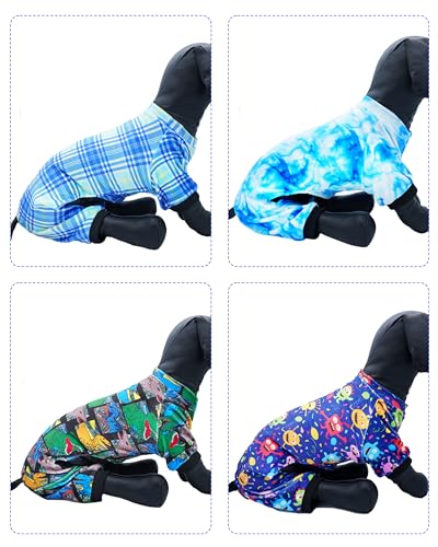 Pyjamas pour petit chien et vêtements de nuit extensibles dinosaure - 13
