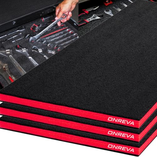 ONREVA Foam Inserts for Toolboxes (3-Pack)