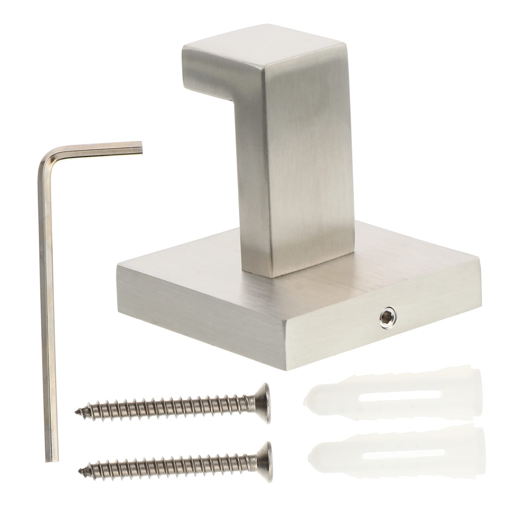 Percheros De Acero Inoxidable, 6 Piezas Ganchos De Pared Toallero