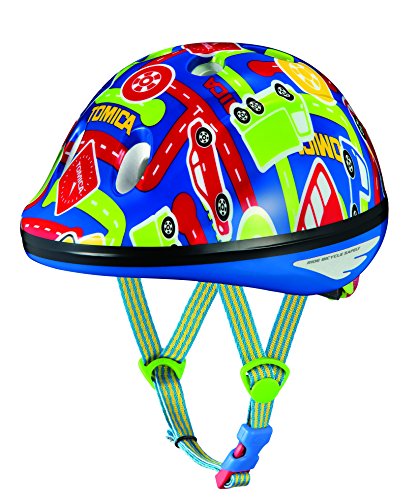 Proteger la tete de bebe en draisienne avec le casque Tomica OGK Kabuto rose
