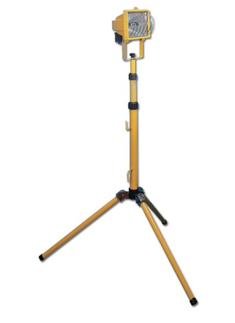 400 W Tripod Halogen Single Head Floodlight Site Light 110 V Volt