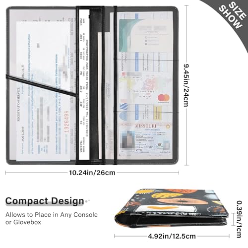 Organizador para Documentos Auto Piel PU miniatura 3