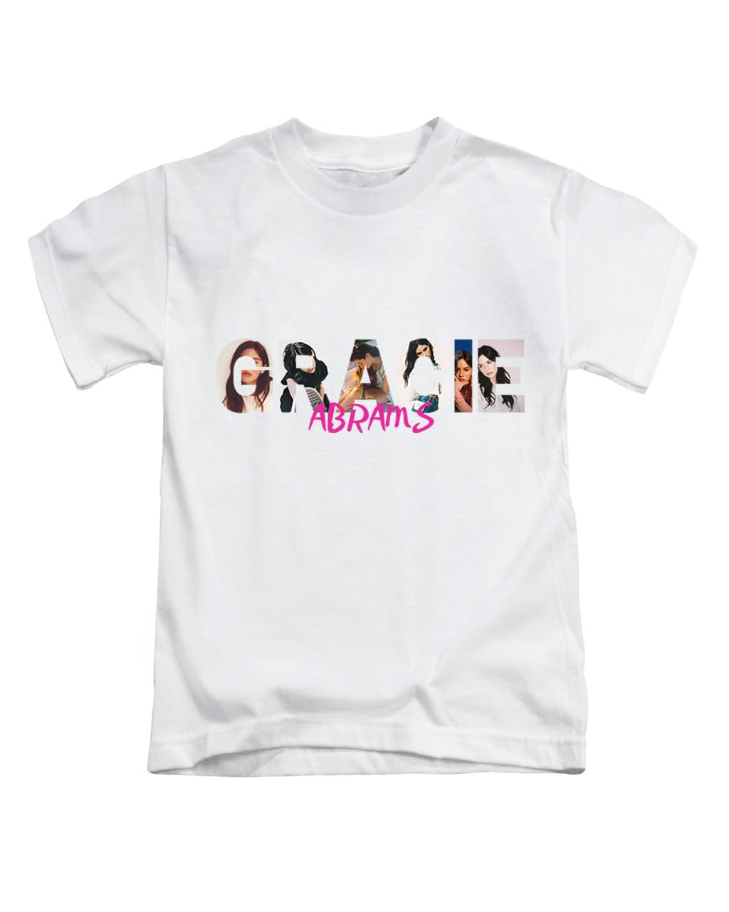 Image in Name Gracie Abrams Tee T-Shirt Funny Unisex T Shirt Top White