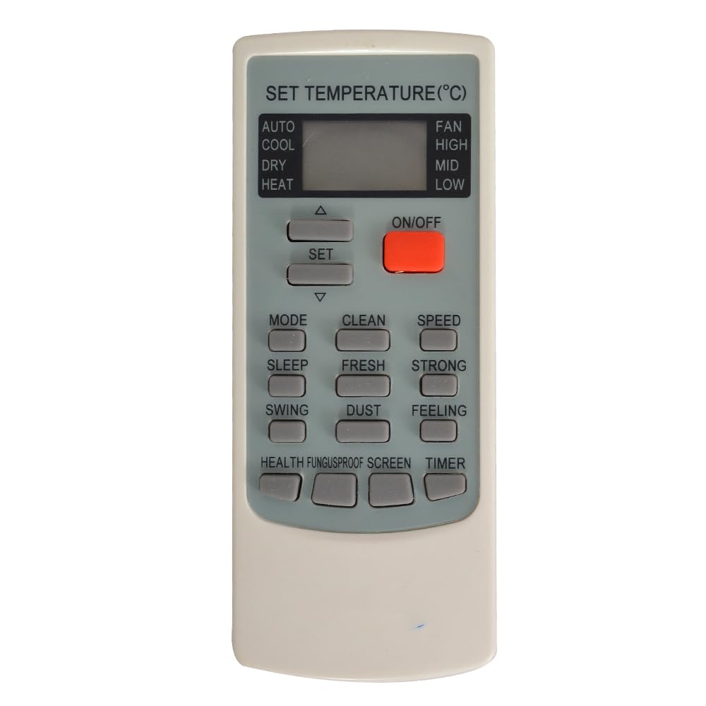 AC Remote Compatible with Voltas Air Conditioner RE45 | Suitable for 1 Ton 1.5 Ton 2 Ton Split & Window AC | IR Replacement Remote Control | White | RE45-image-12