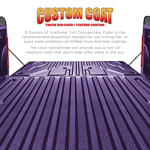 Image of Custom Coat 3 Ounce, Bright Purple, Bed Liner Tint Concentrate