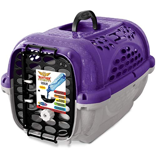 CAIXA TRANSPORTE PANTHER POP N.3 LILAS Plast Pet para Cães
