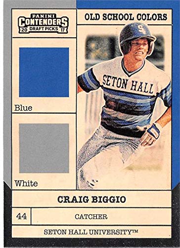 Craig Biggio baseball card (Seton Hall University Pirates) 2017 Contenders Season Ticket #2 Old School Colors
