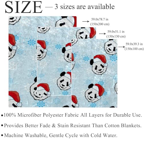 Plaid panda doux pour des soirées cocooning chaleureuses sur le canapé