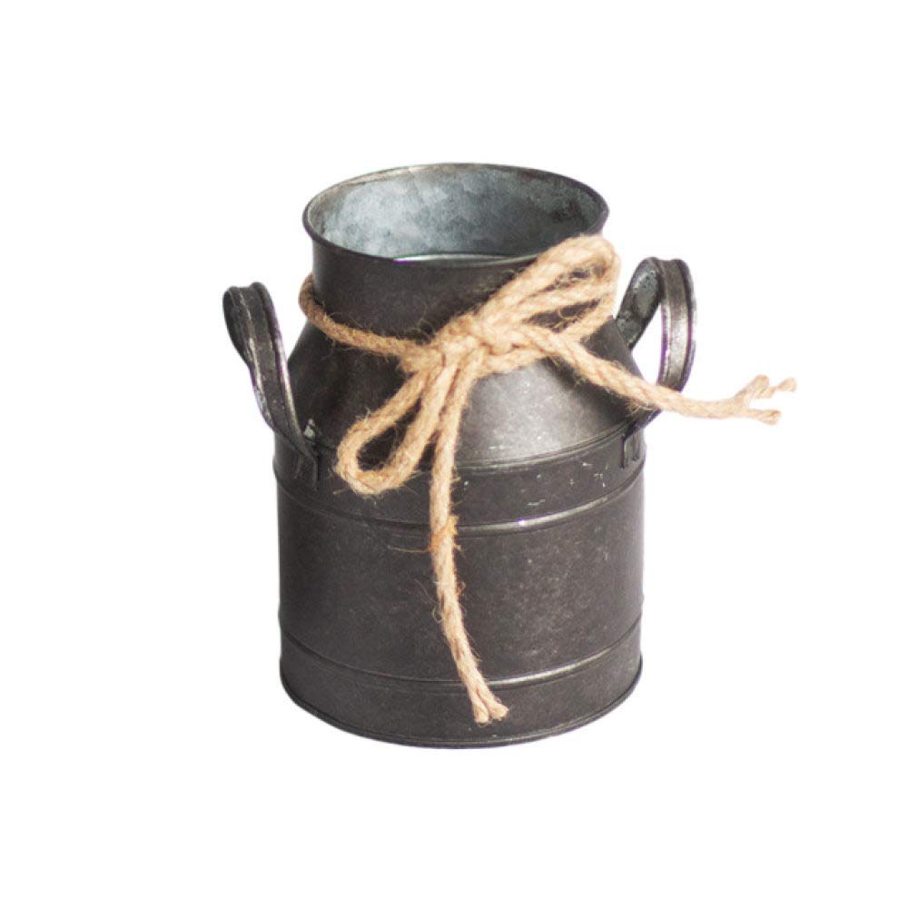 Vase décoration style pot de lait européen pour fleurir votre terrasse