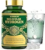 Hydrogen Water Tablets, 12 PPM Hydrogen Tablets for Drinking Water,120 Count Mini Tabs with Magnesium, Daily Energy & Electrolyte Balance