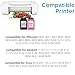 63XL Printer Ink Compatible for HP 63XL Ink Cartridges Black Color Combo PackCompatible for HP Ink 63 Fit for OfficeJet 3830 4650 4655 5255 5258 5200 Envy 45204512 Desket 2130 3630 Printer
