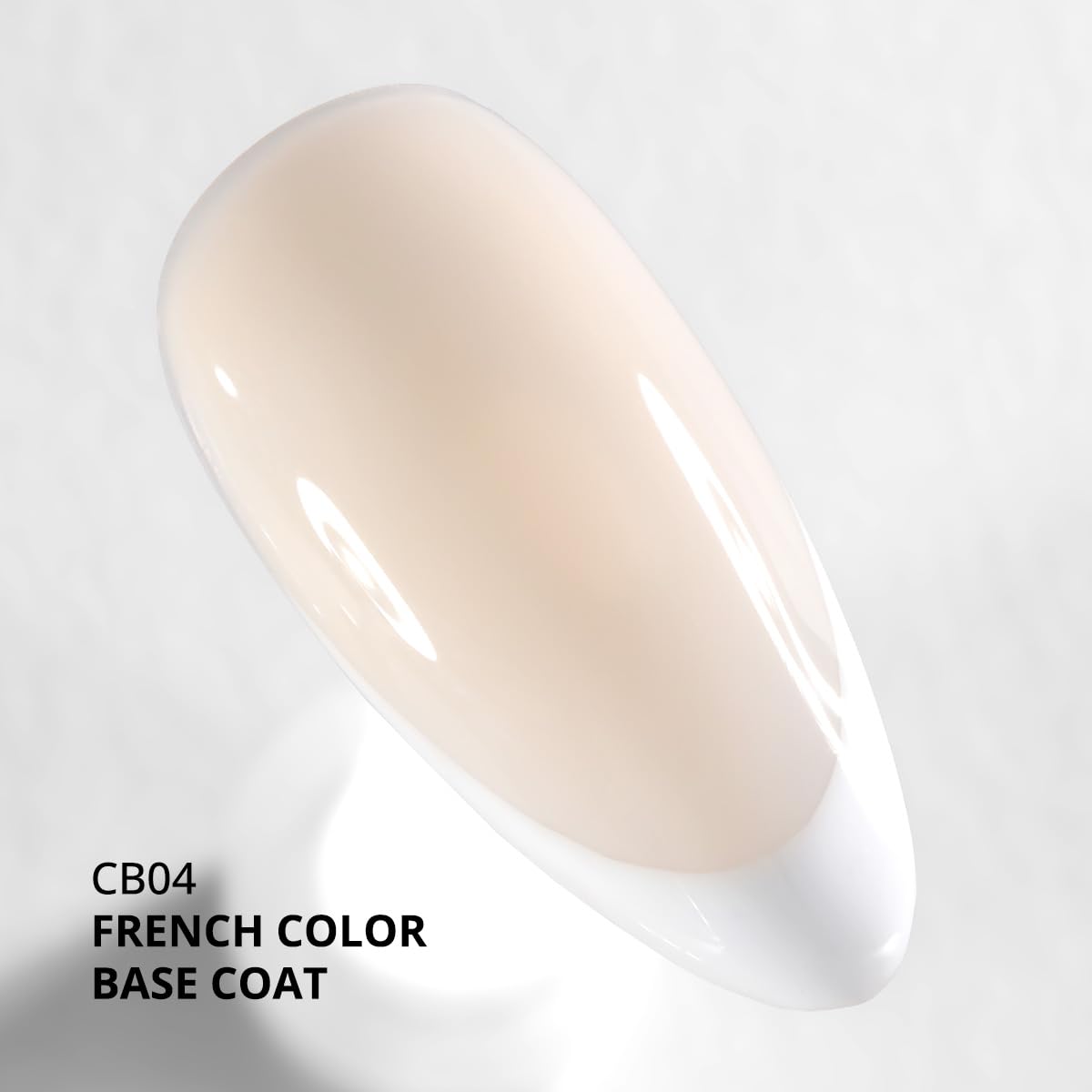Kalıcı Oje French Color Base Coat CB04, Açık Bej, 10 ml