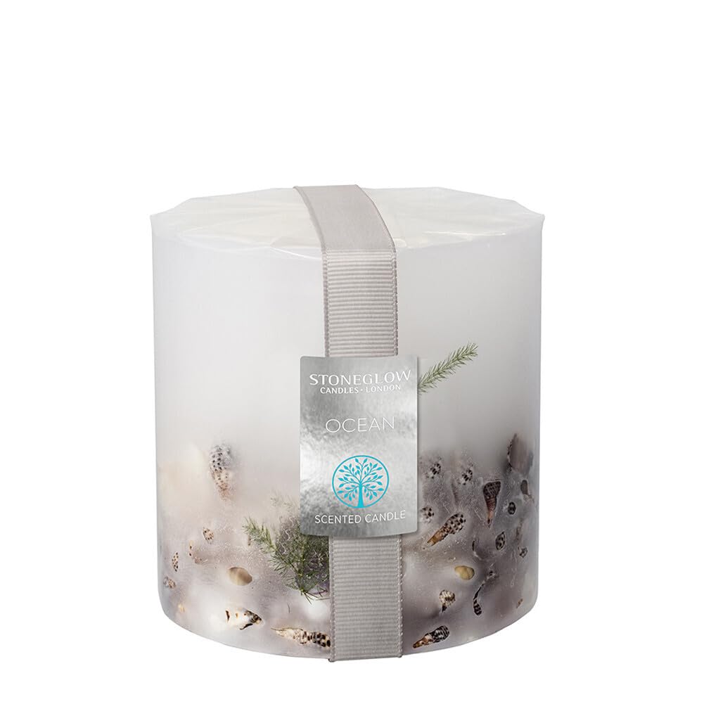 Stoneglow Blue Nature's Gift Collection - Ocean Inclusion Pillar