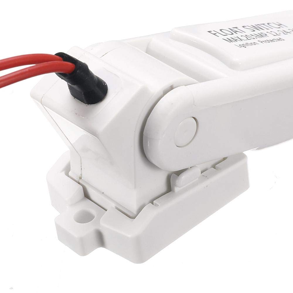 Interruttore a Galleggiante per pompa di cuneo automatico 12 V 24 V o 32 V per barca Yacht Caravan Campeggio Pompa di Pesca On/Off Automatico