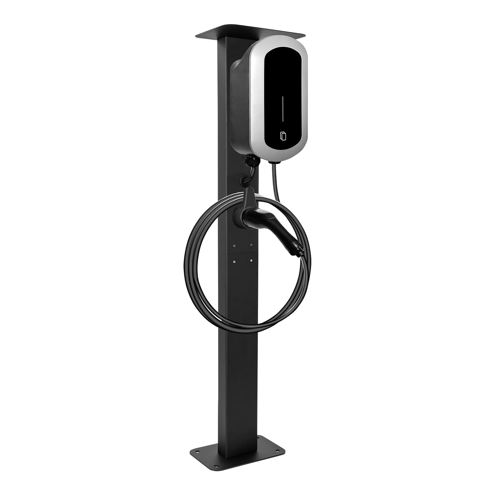 Wallbox Stand für Elektroauto Ladestation, Externer Ständer für EV und PHEV, Freistehende Ladeständer Halterung, EV Ladepedestal für Innen und Außenbereich