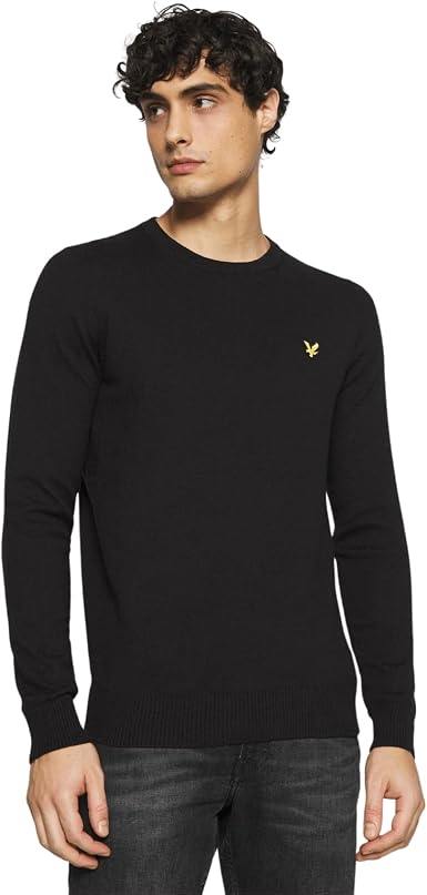 Cotton Merino Crew Neck Jumper 