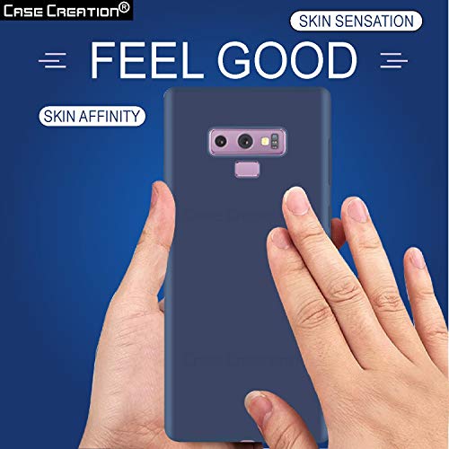 Image of Case Creation Luxurious OG Series for Samsung Galaxy A6 Plus Case Cover,Anti-Dirty Slim Case Frosted Matte Cute Candy TPU Raised Bezel (Splash of Color) Back Cover for Samsung A6 Plus -Navy Blue