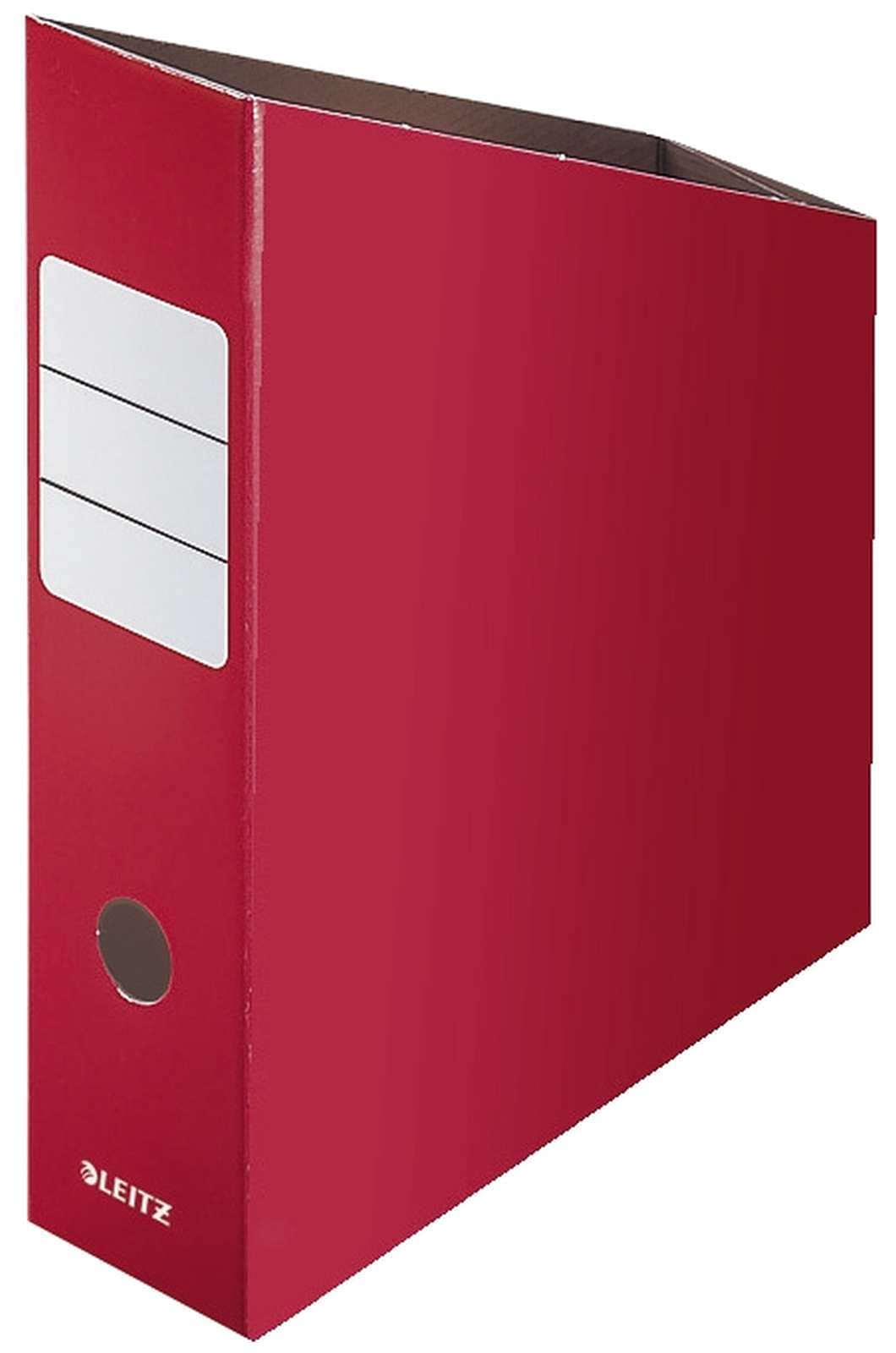 Leitz Raccoglitore documenti, A4, Fein cartone ondulato, rosso