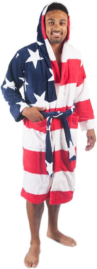 Bathrobes for Women and Men, Hooded, Soft, Fuzzy Coral Fleece by Forever Lazy.
