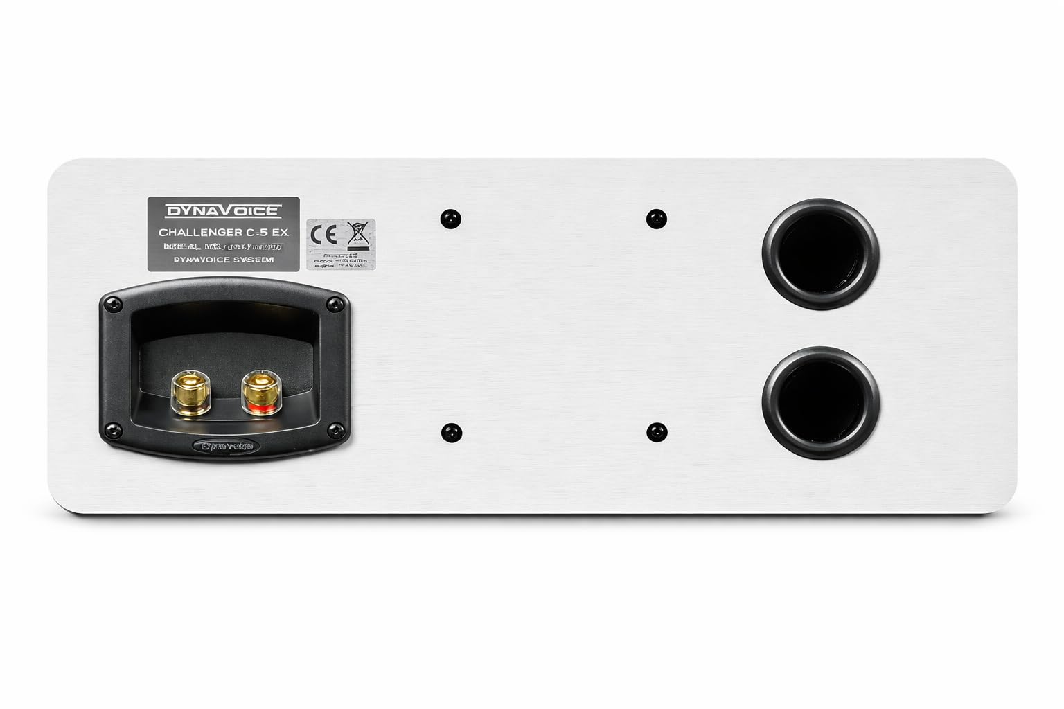 Dynavoice Challenger C-5 Weiß Hochglanz. Passiver Center Lautsprecher 2 Wege 120W 8 Ohm. Doppelter 5,25 Zoll Woofer und 1 Zoll Tweeter. Heimkino HiFi. Bassreflex Rückseite. VESA 10x10 kompatibel.