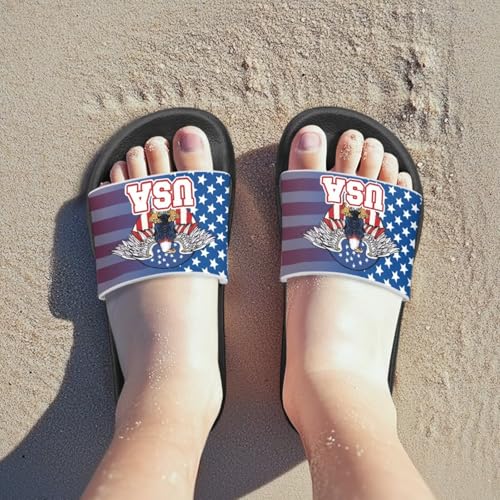 Image of Slides for Boys Girls Quick Drying Kids Slides Sandals Non-Slip